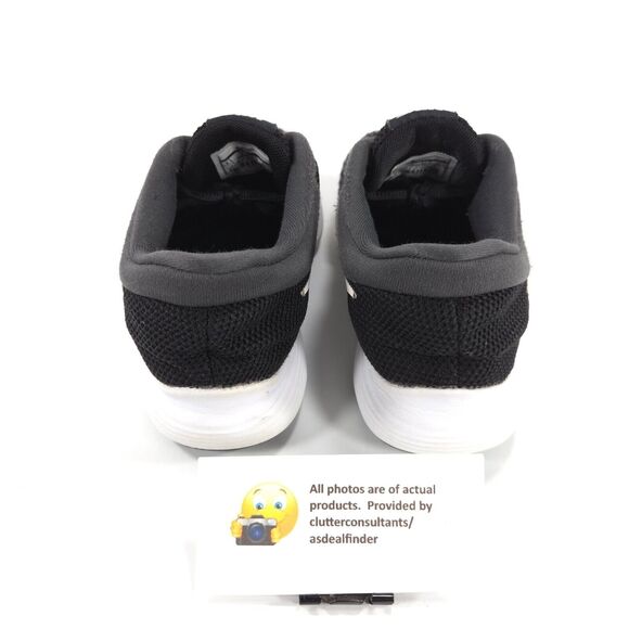 Nike Revolution 4 Athletic Running Shoe Womens Size 6.5 908999-001 Black White - Picture 3 of 9